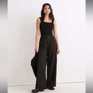 Madewell The Harlow Wide-Leg Pant sz 0 NG521